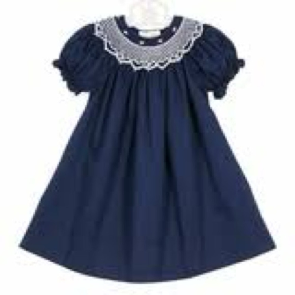 Rosalina Smocked Bishop Dress